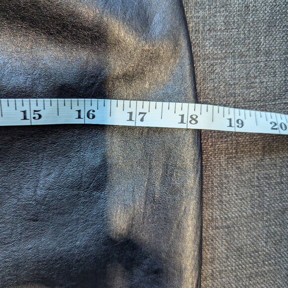 Preview Leather Mini Skirt | Vintage Black | 100% Leather - Picture 10 of 12